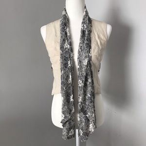 Alberto Makali Women’s Vest w/ built in lace scarf